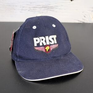 Vintage PRIST Aviation Fuel Additive Hat Navy Blue Kati Sportcap USA Flag Cap